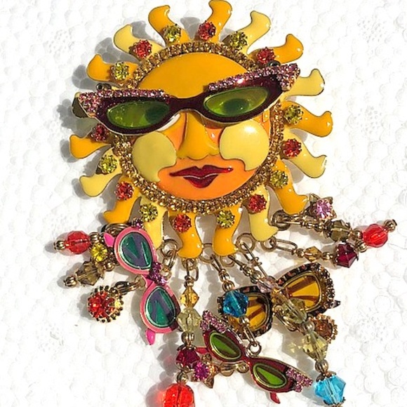 Lunch At The RITZ LATR2GO Jewelry - Lunch At The Ritz LATR2GO Sun Shades Pin - Pendant